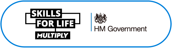 Multiply logo HM Government